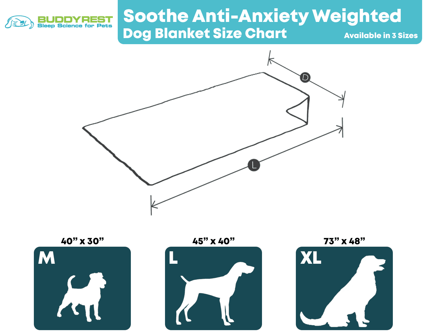 Soothe™ Anti-Anxiety Weighted Dog Blanket