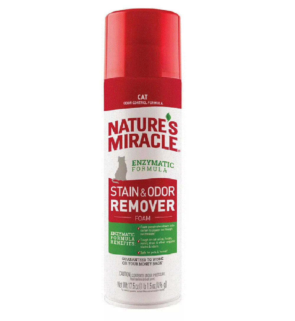 Natrue's Miracle P-98132 Cat Odor & Stain Remover, 17.5 Ounce, Each