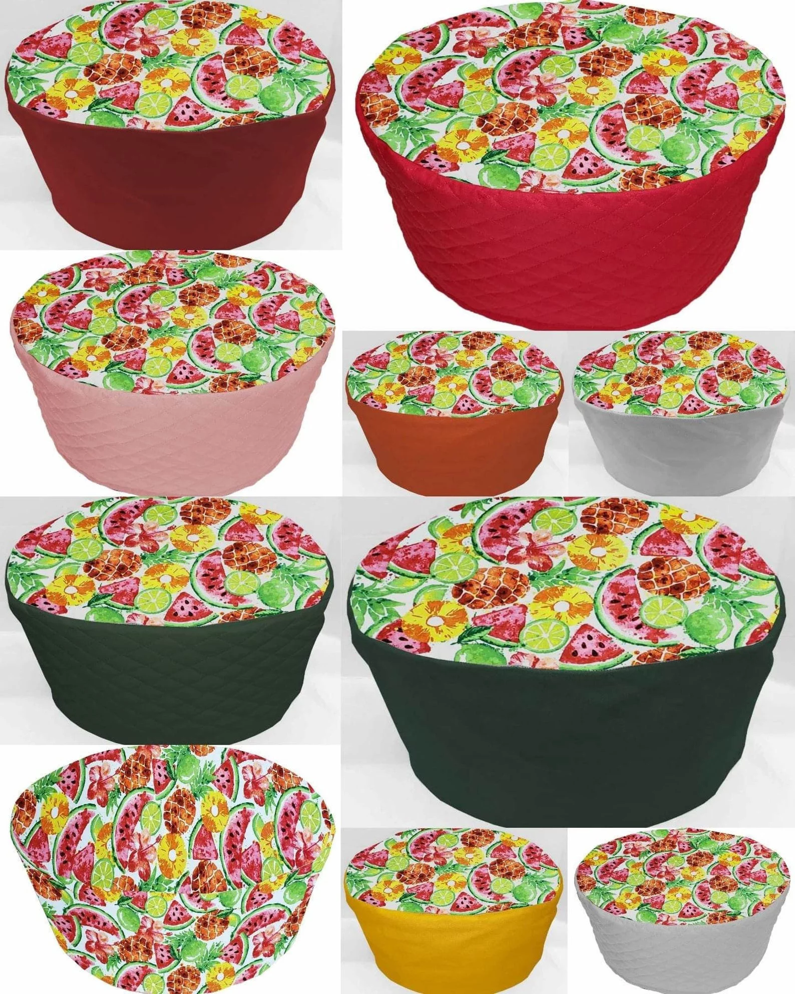 Pineapple & Watermelon Fruit Slow Cooker Cover by Penny's Needful Things (All Fruit, Large)