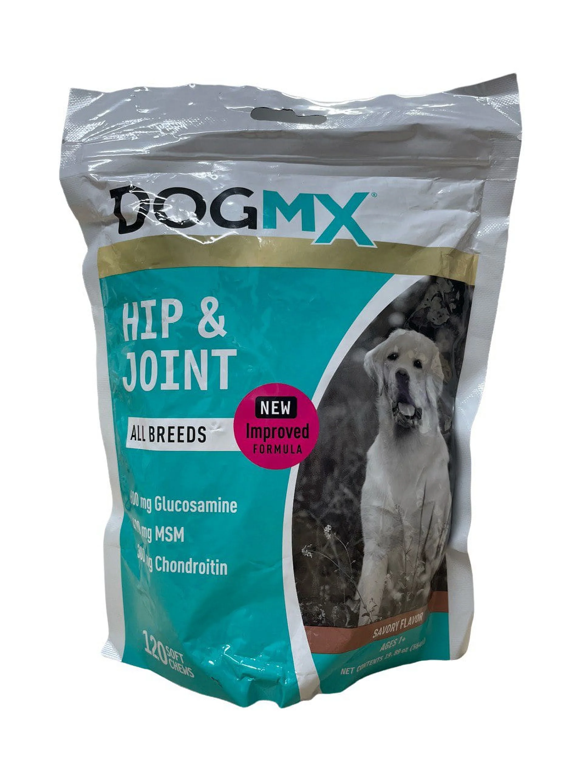 DogMX Hip & Joint All breeds Savory Flavor 120 soft chews