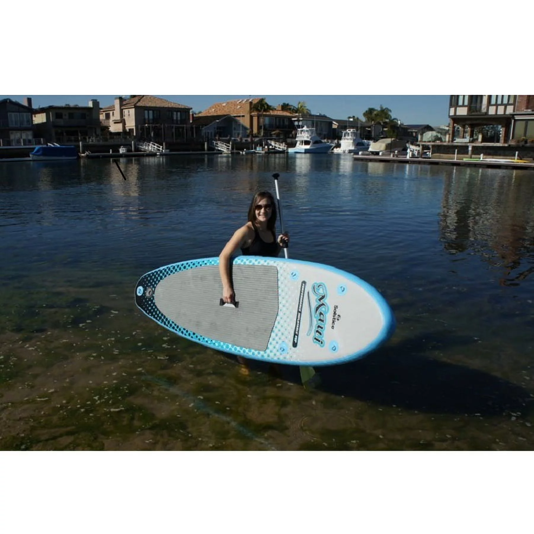 Inflatable Maui Stand-up Blue Paddle Board 96”