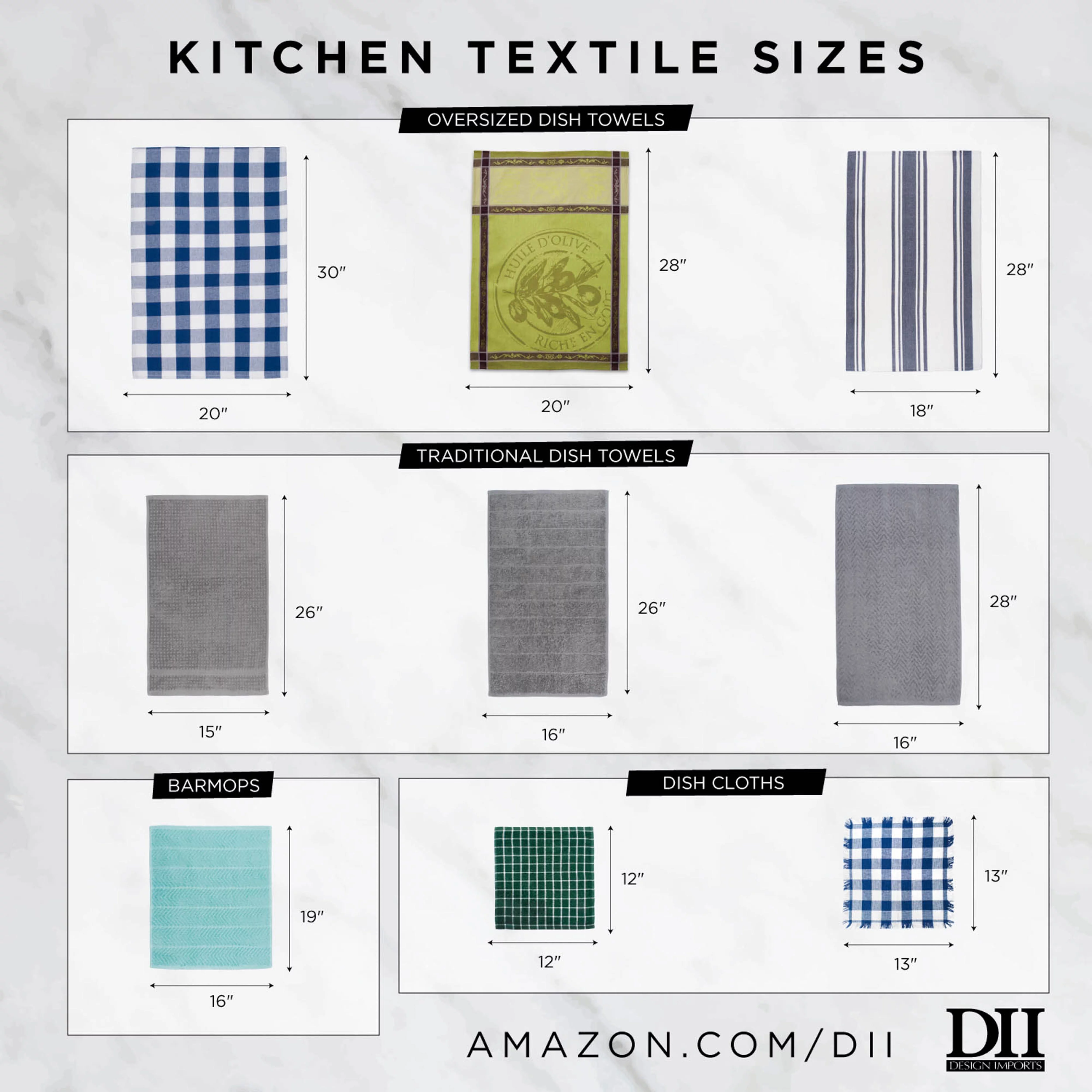 Design Imports Urban Stripe Dishtowel (Set of 3) Black