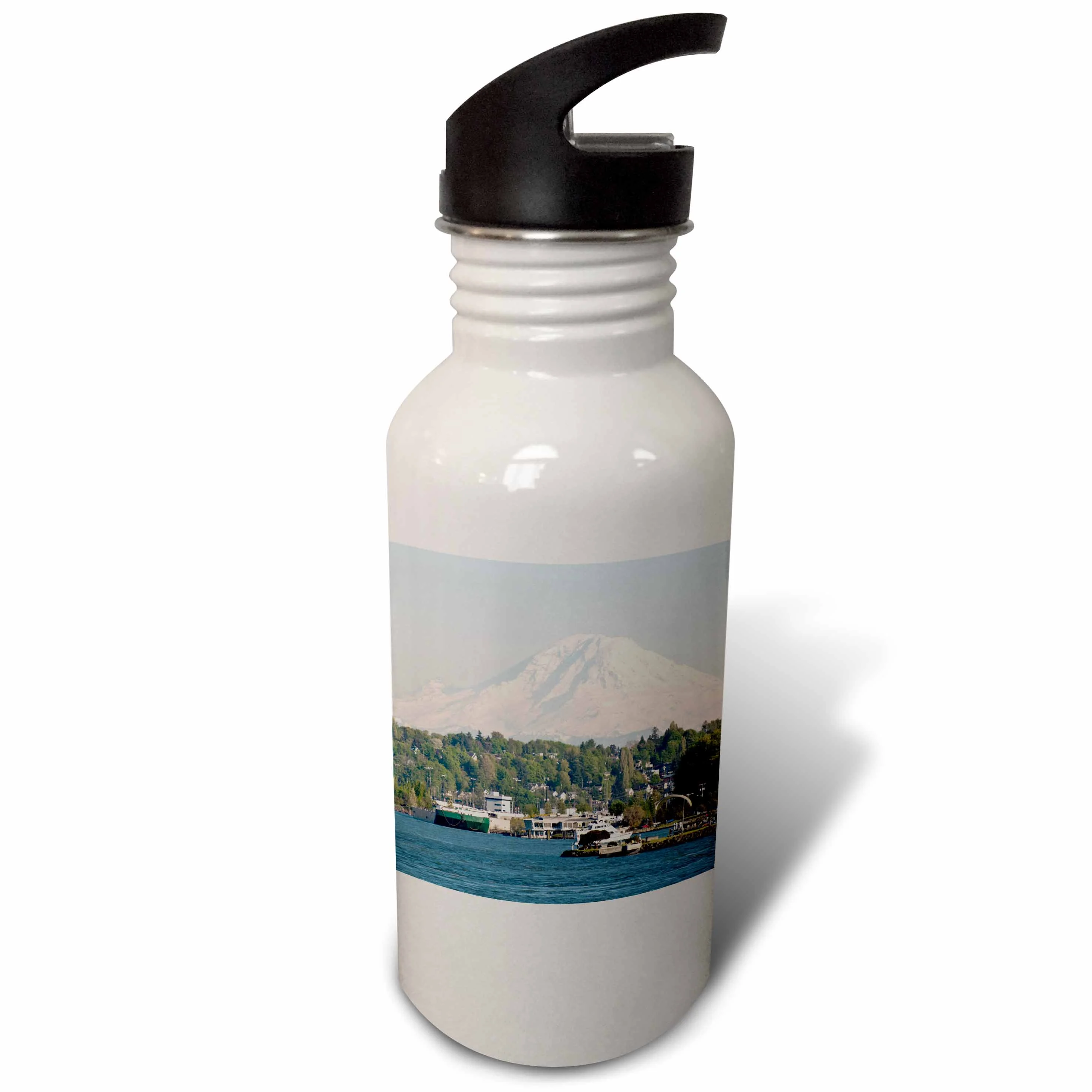 USA, Washington, Seattle, Mountain, Mt Rainier - US48 TDR1003 - Trish Drury 21 oz Sports Water Bottle wb-148703-1