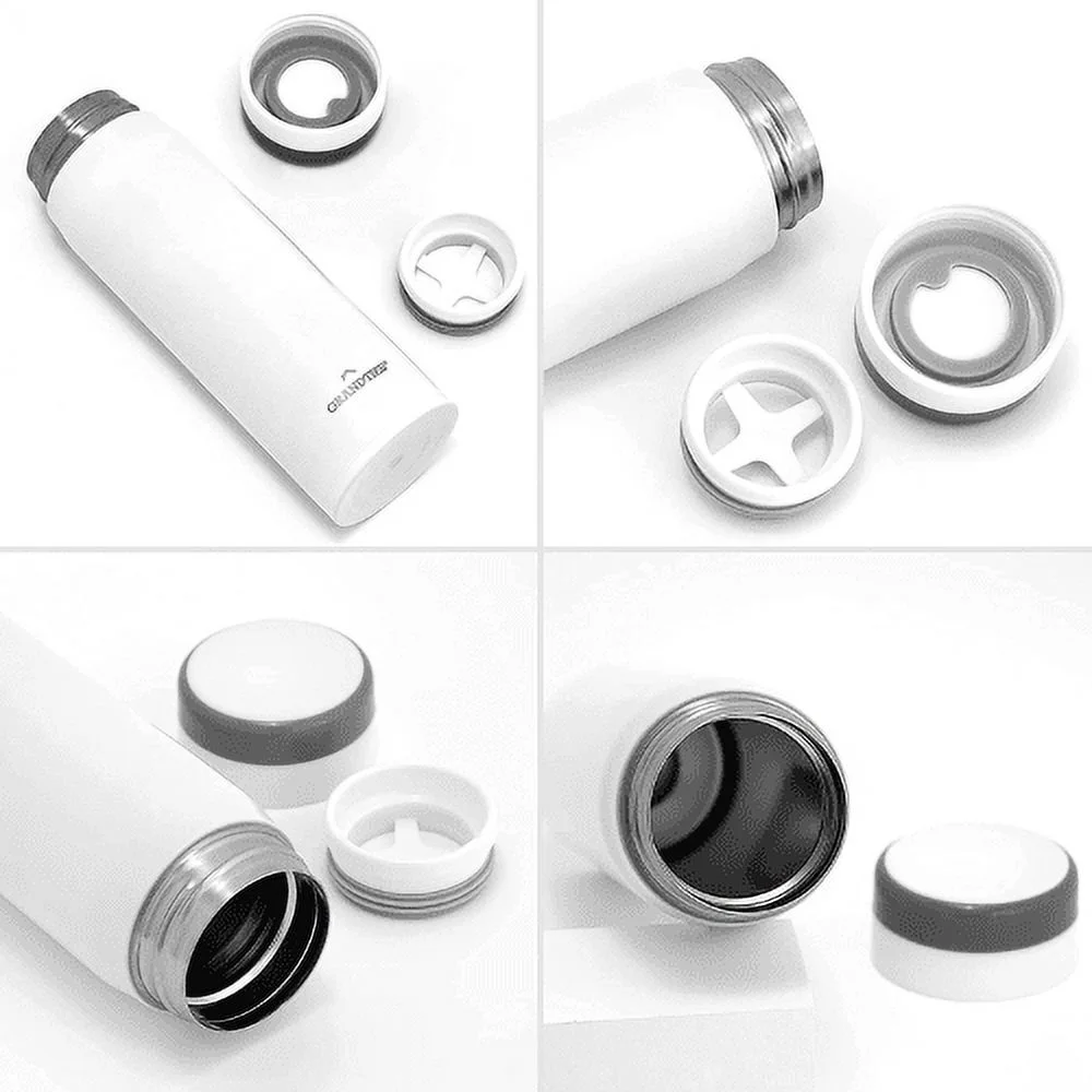 GrandTies 20oz Travel Water Bottle - White