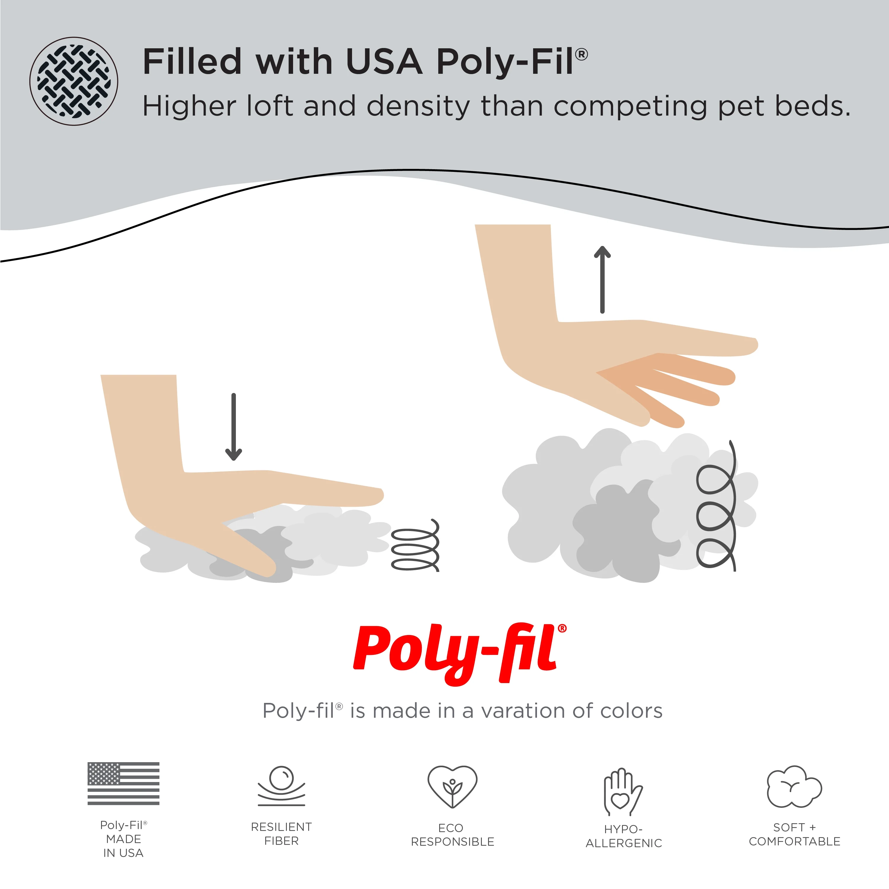 Best Friends by Sheri The Original Calming Donut Dog and Cat Bed in Shag Fur Gray, Medium 30x30