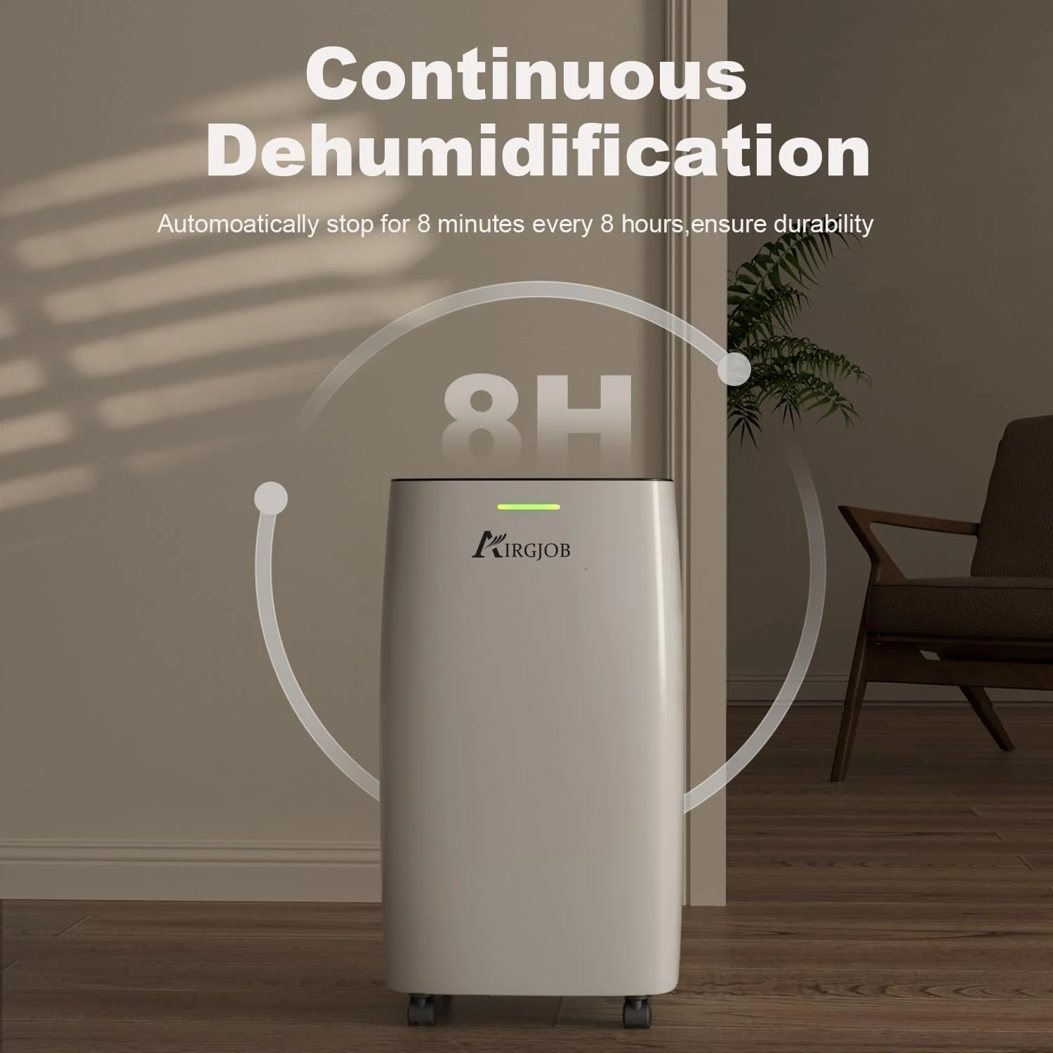 32-Pint Dehumidifier for Basement and Large Room - 2000 Sq. Ft. Quiet Dehumidifier for Large Capacity Room Home Bathroom Basements - Auto Continuous Drain Remove Moisture with Child Lock
