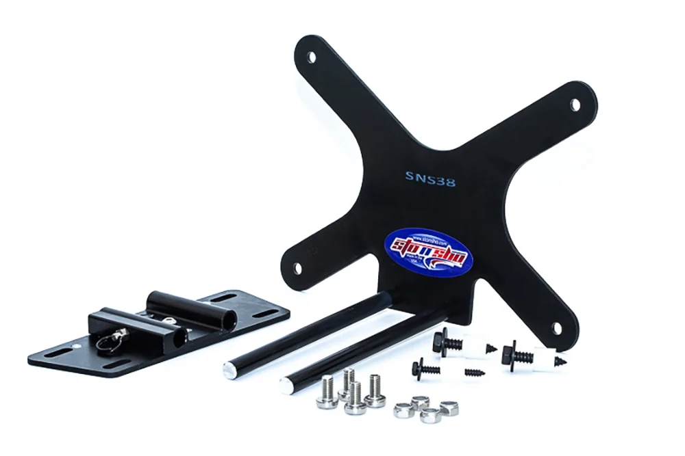 STO N SHO Front License Plate Bracket Compatible with 2014-2016 Mercedes E350 Sport (SNS38)