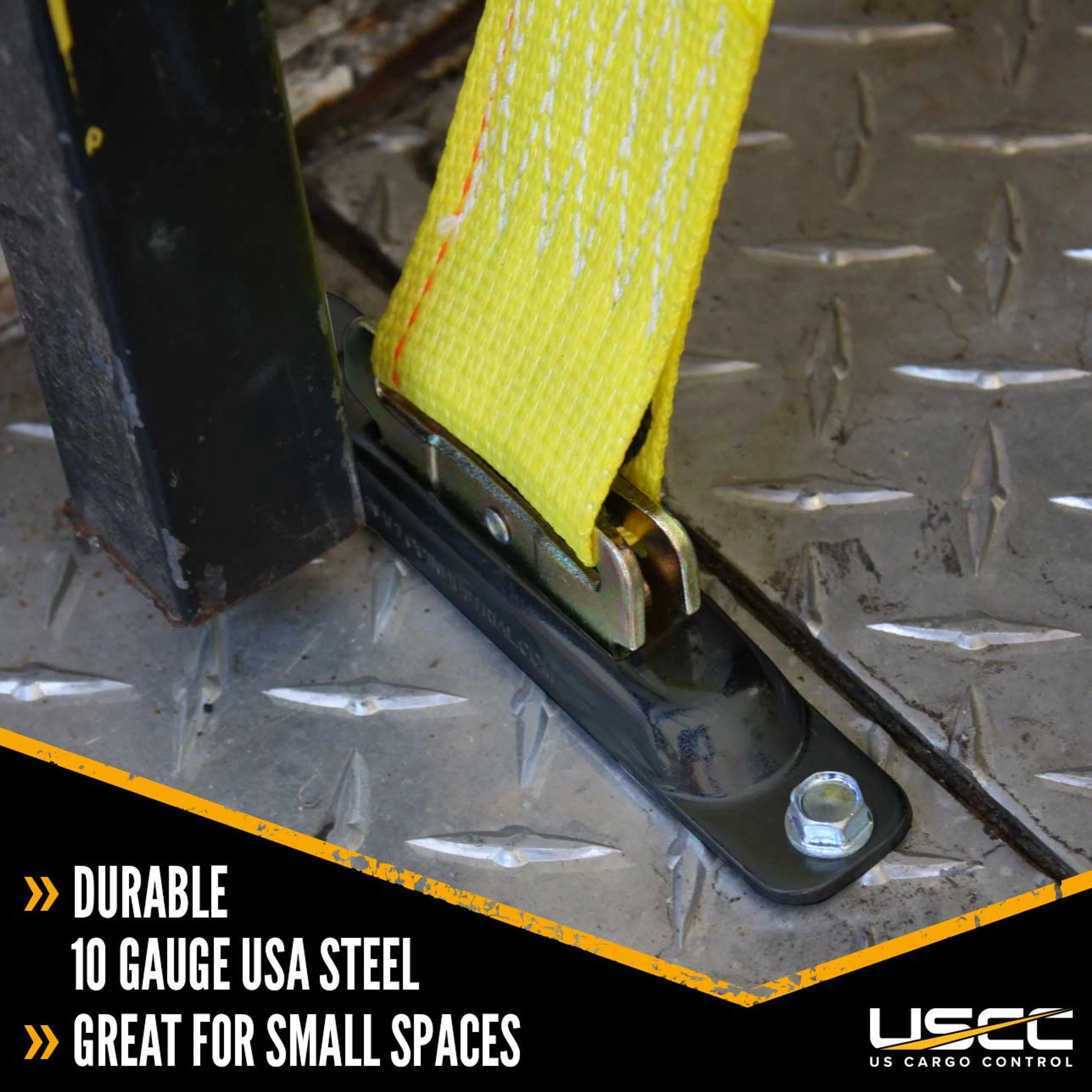 E-Track Single - Black Painted - 10 Pack