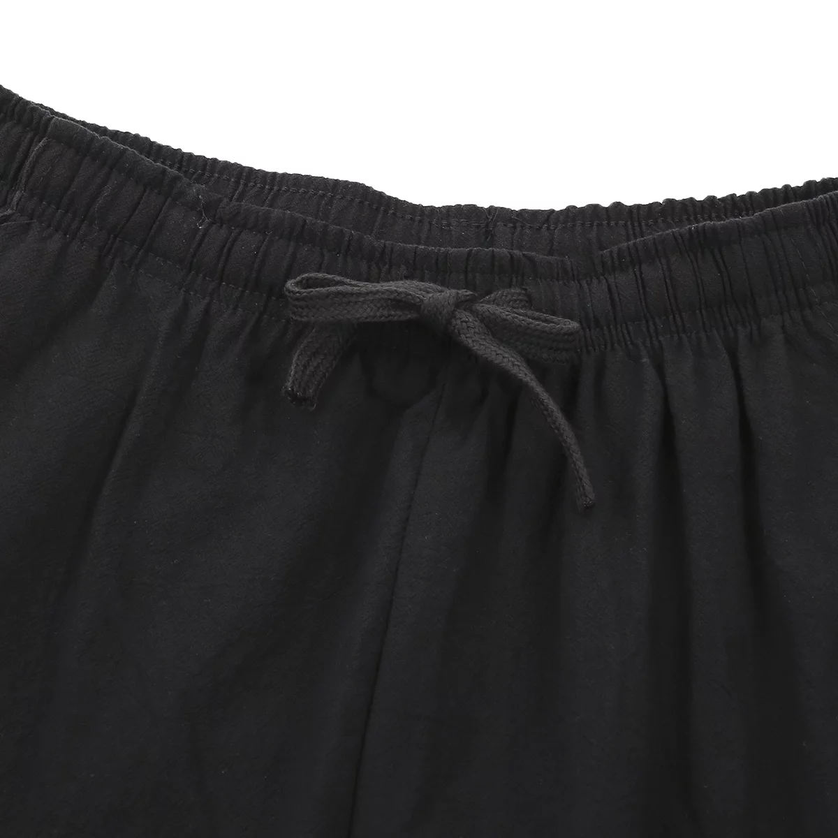 Emmababy Men’s Casual Pants Elastic Tie-Waist Loose Long Trousers