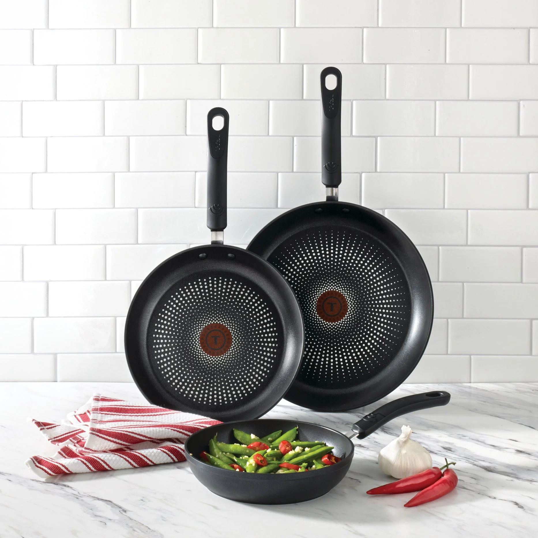 T-Fal 3-Piece Non-Stick Fry Pan Set