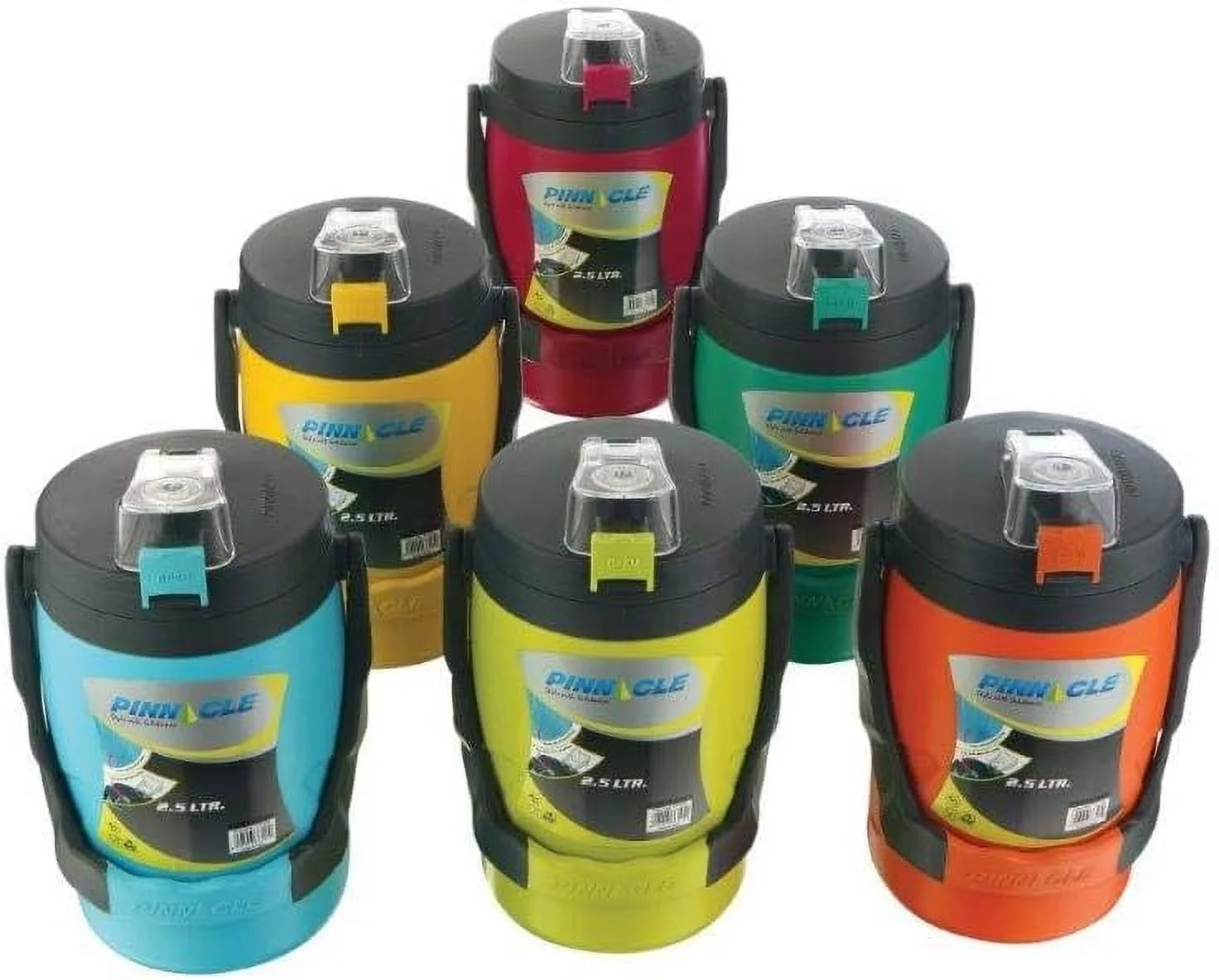 Pinnacle Thermoware Insulated Water Jug with Spout 85 Oz Large Water Bottle, Lime Green