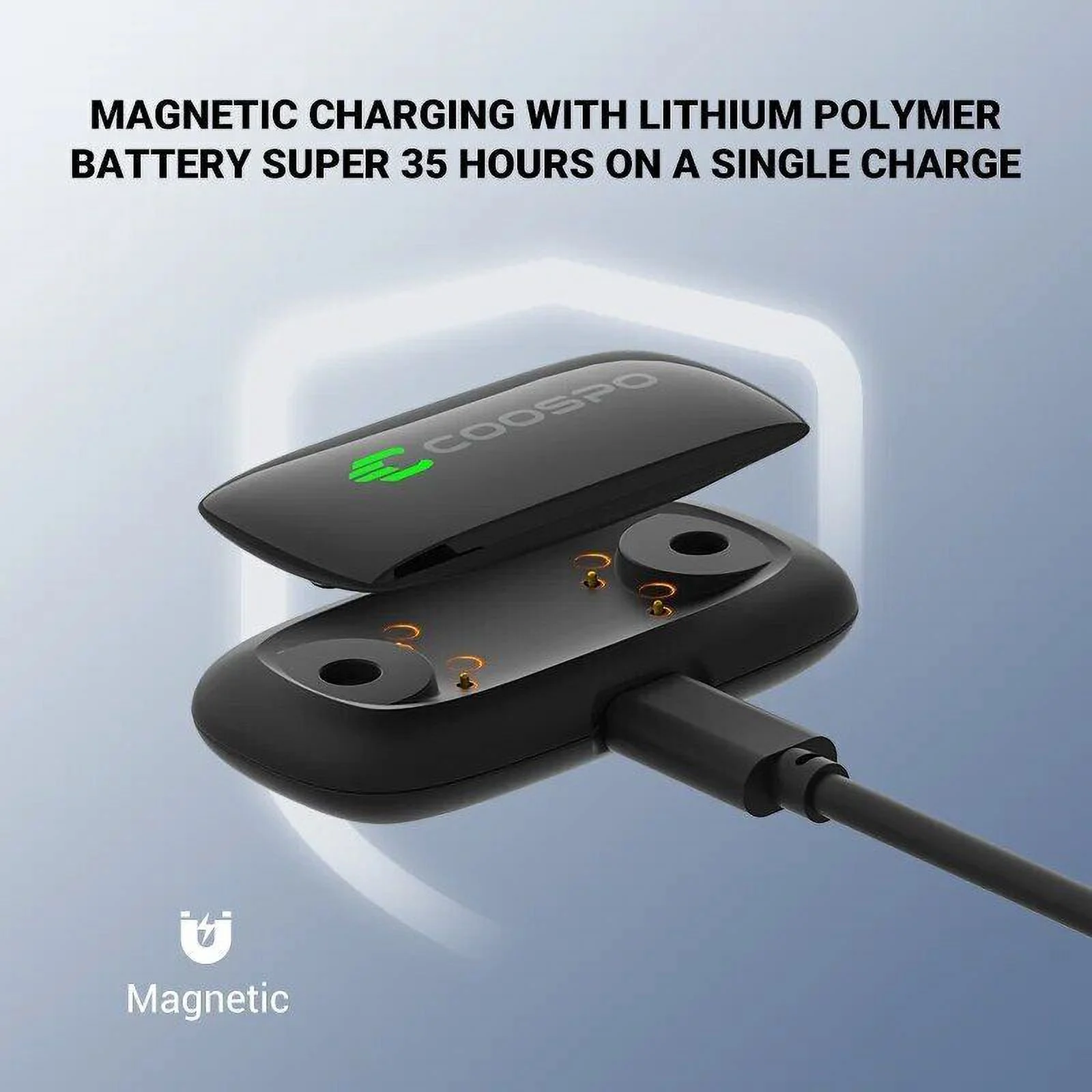 COOSPO H9Z Rechargeable heart rate monitor BT5.0ANT+ for Garmin wahoo Zwift