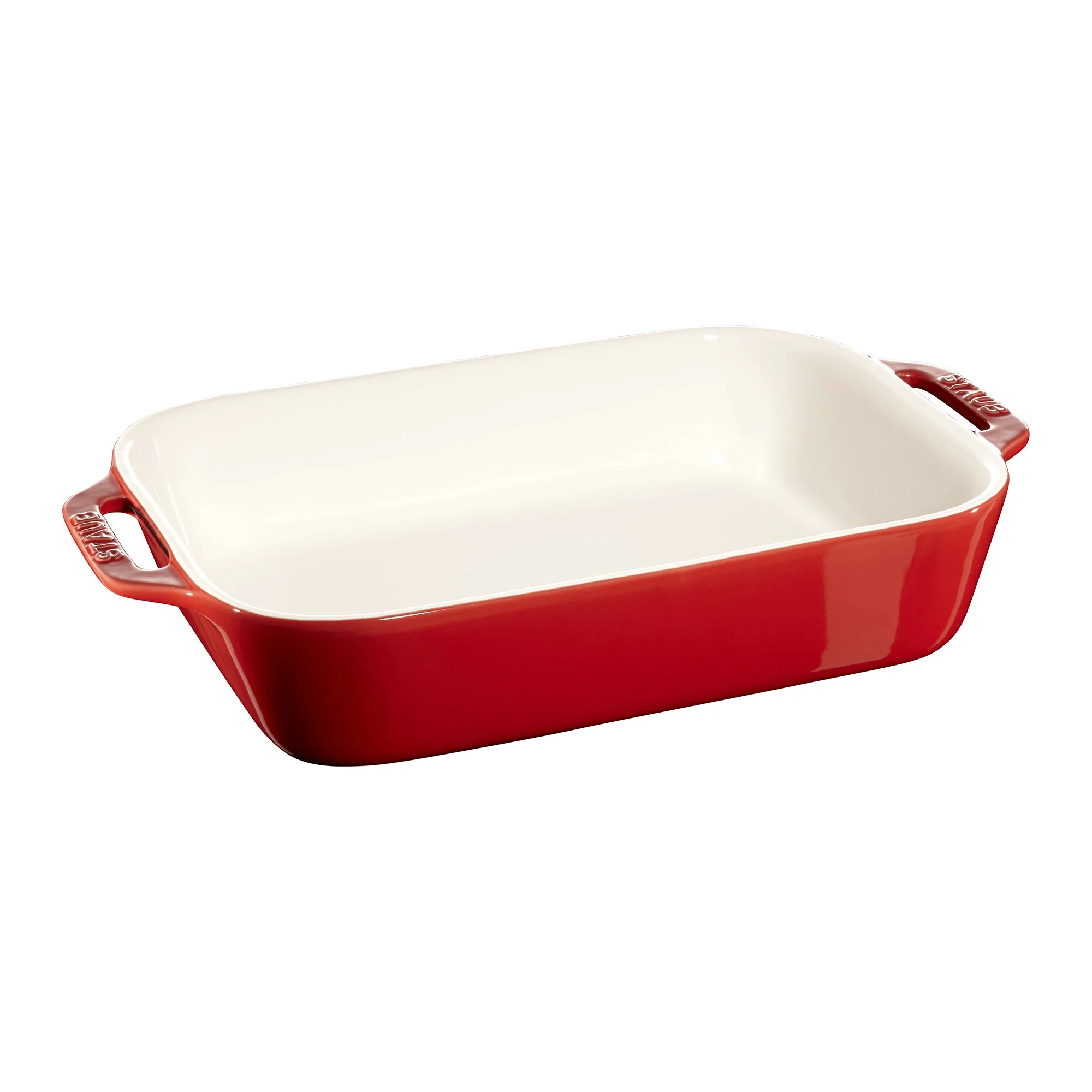 STAUB Ceramics Rectangular Baking Dish, 10.5x7.5-inch, Cherry