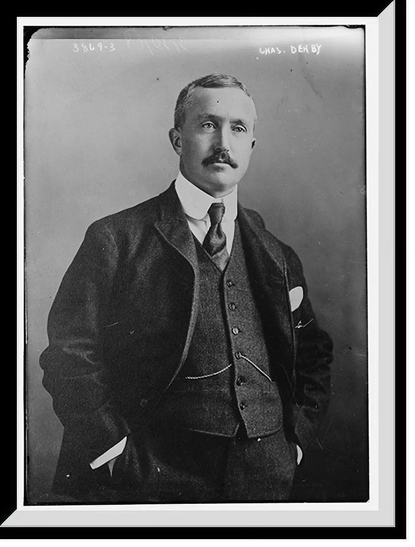 Historic Framed Print, Chas. Denby, 17-7/8