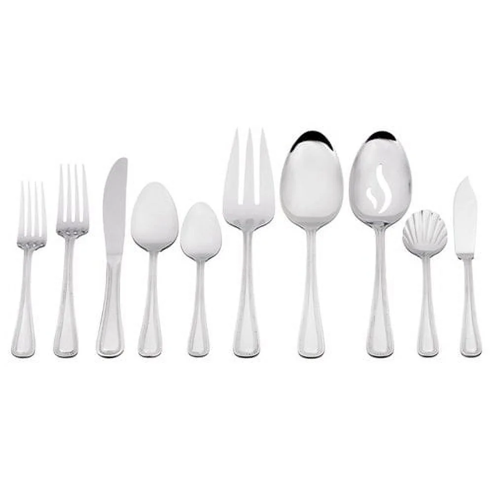 Mainstays Mallory 45 Piece Stainless Steel Flatware Set