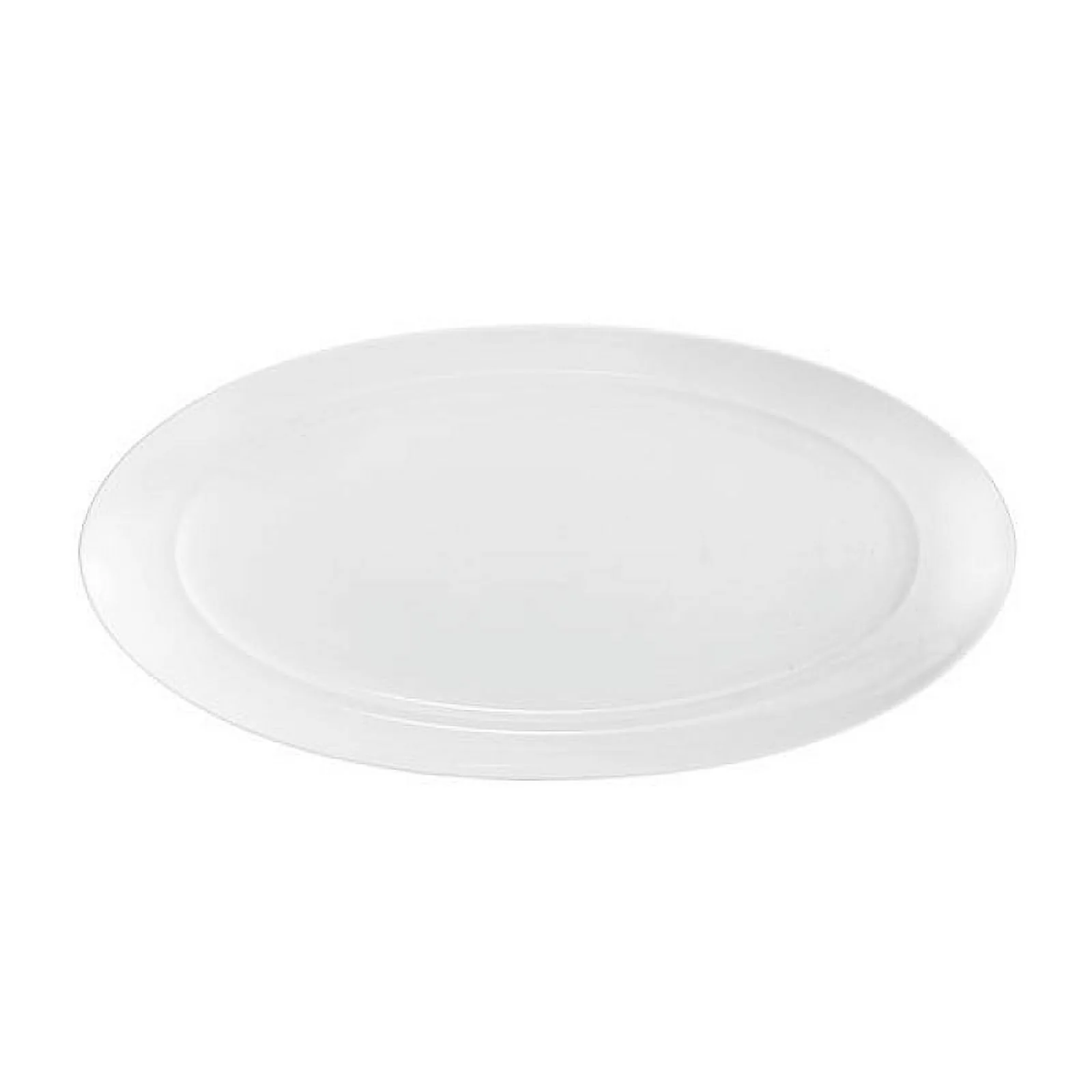 Nambe Skye Dinnerware Collection Bone China Oval Platter, White
