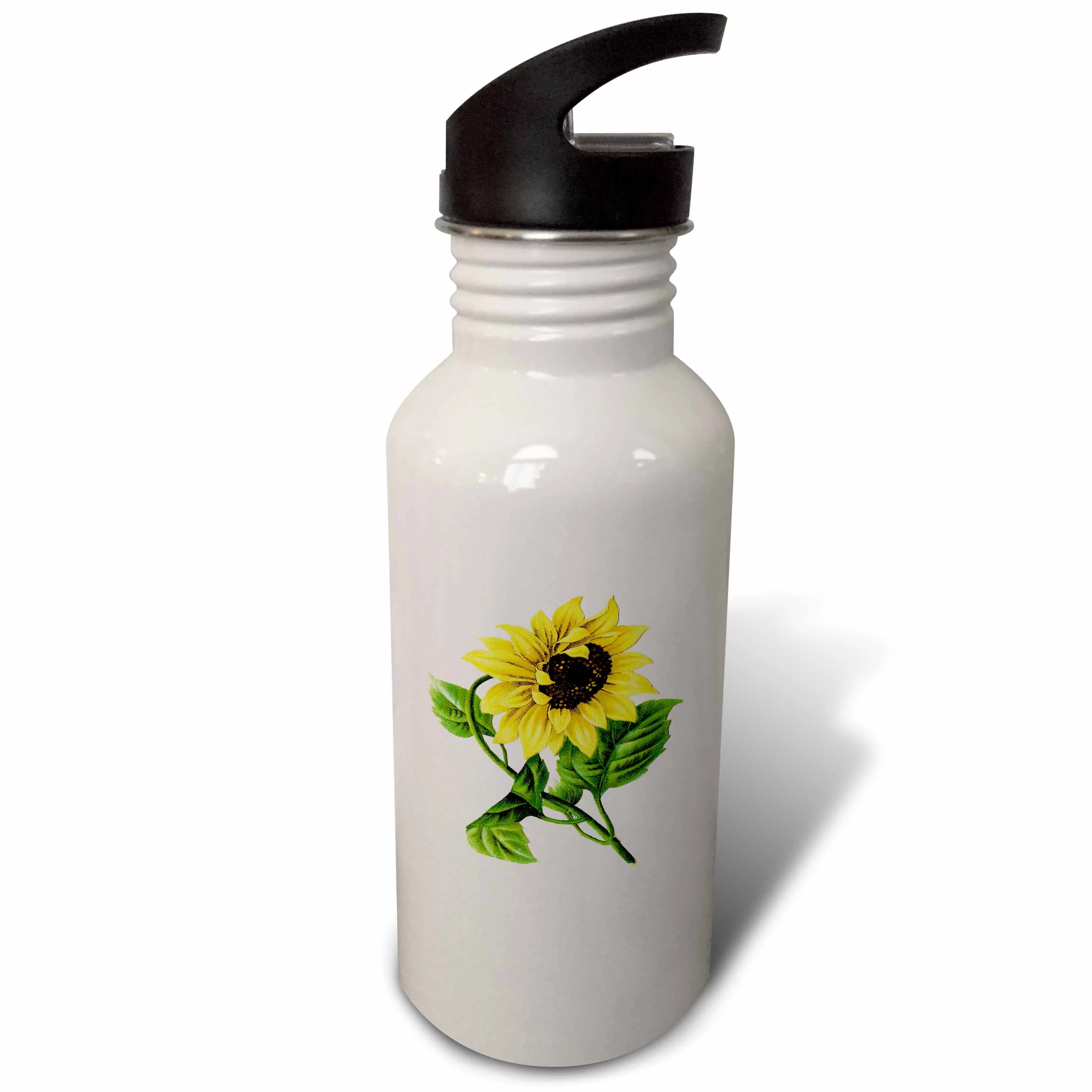 Giant Vintage Sunflower 21 oz Sports Water Bottle wb-60502-1
