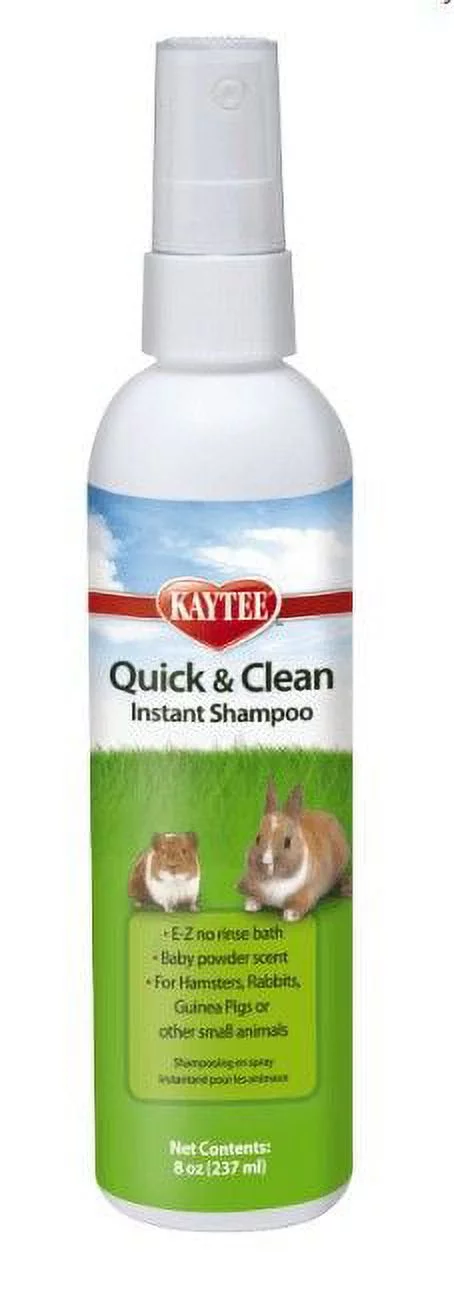 Kaytee Quick & Clean Instant Small Pet Shampoo [Small Pet, Grooming Aids] 6 oz