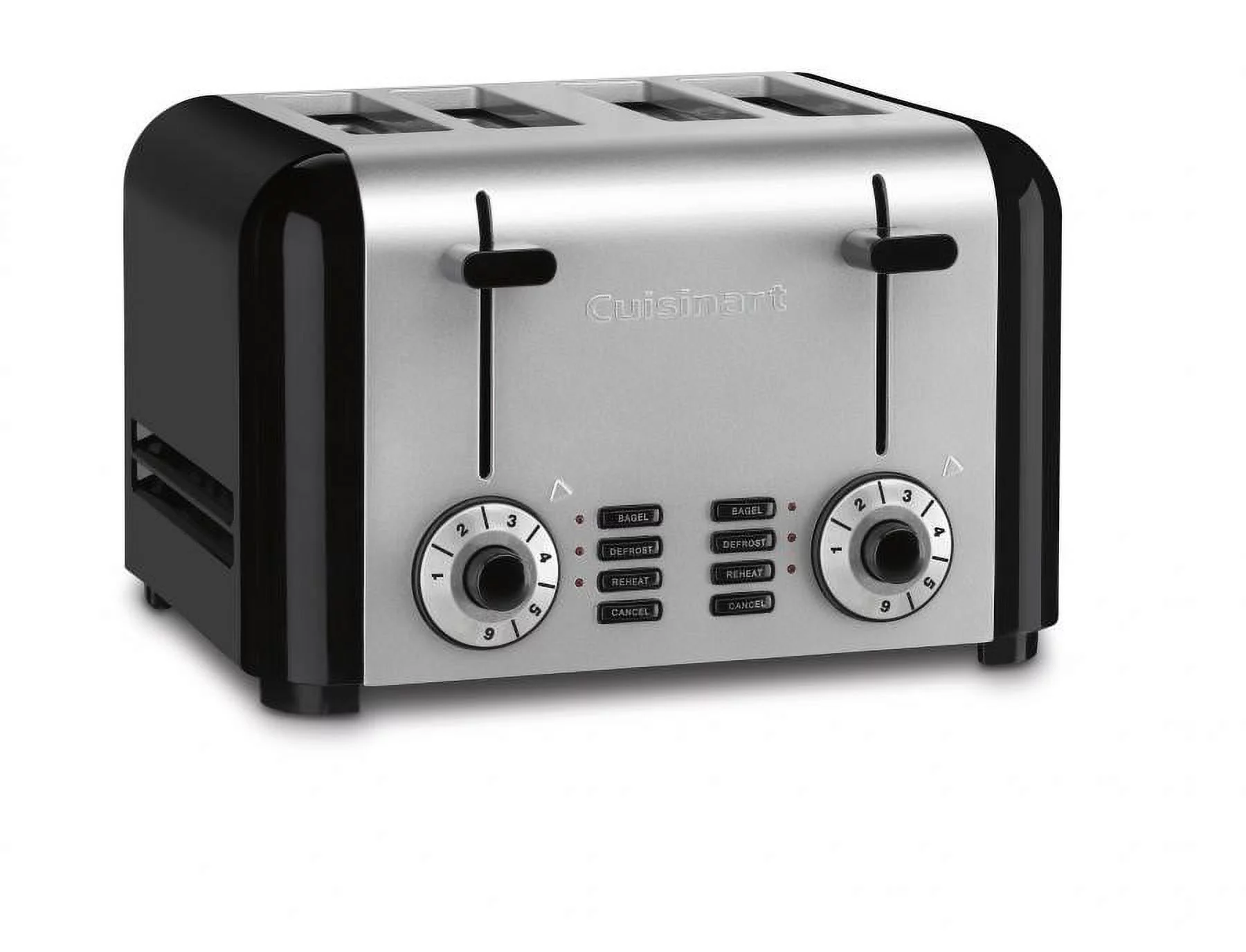 Cuisinart Hybrid Stainless 4-Slice Toaster, Brushed Stainless CPT-340