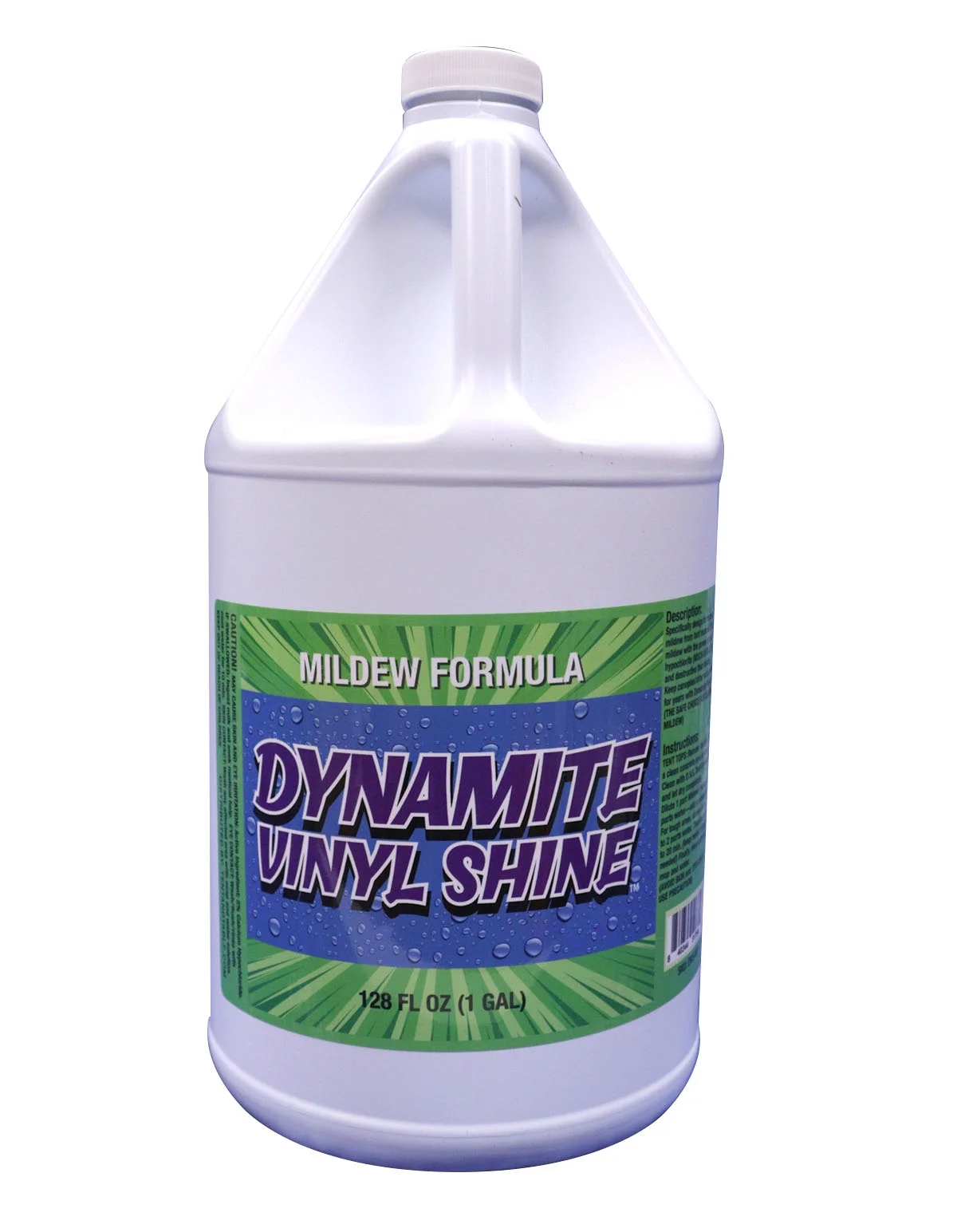 Dynamite Vinyl Shine Mildew Formula Tents Bounce Houses Water Slides, 1 Gallon