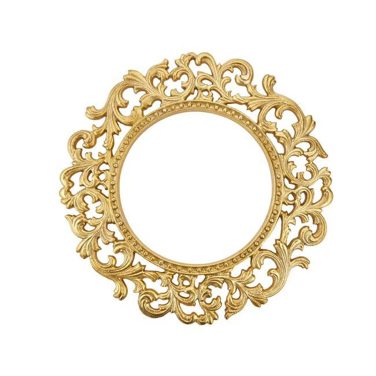 Godinger 91423 20th Century Baroque Charger Plate, Gold - Set of 2