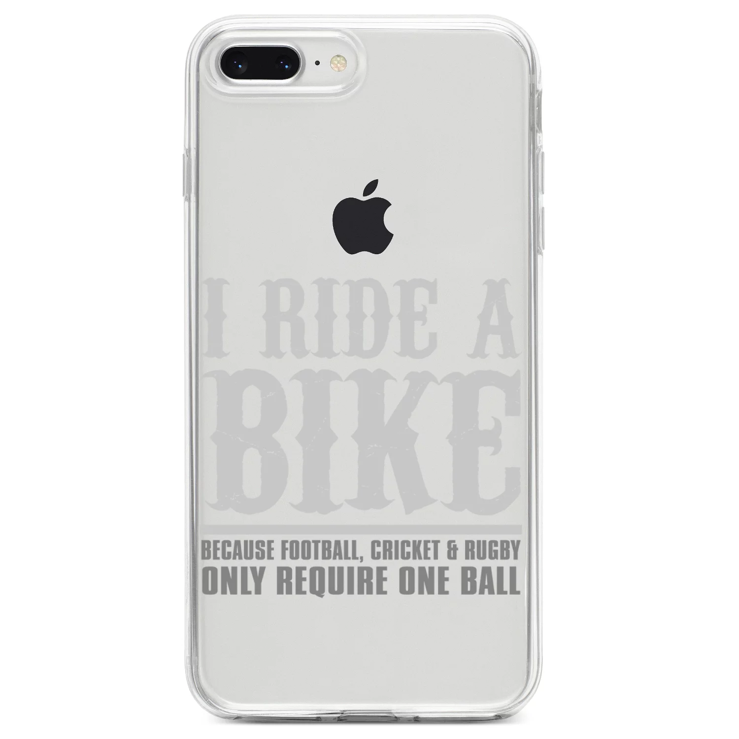 DistinctInk Clear Shockproof Hybrid Case for iPhone 7 PLUS / 8 PLUS (5.5