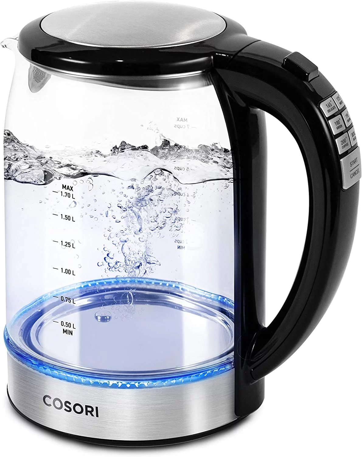 Cosori 1.7-Liter Electric Kettle with 6 Temperature Presets, Automatic Shut-off