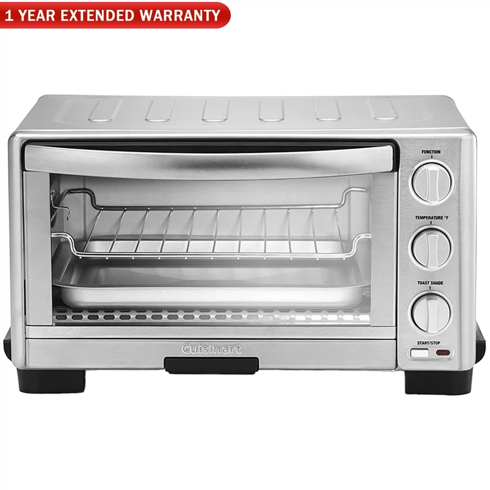 Cuisinart TOB1010 1800-watt Toaster Oven Broiler - Stainless Steel + 1 Year Extended Warranty