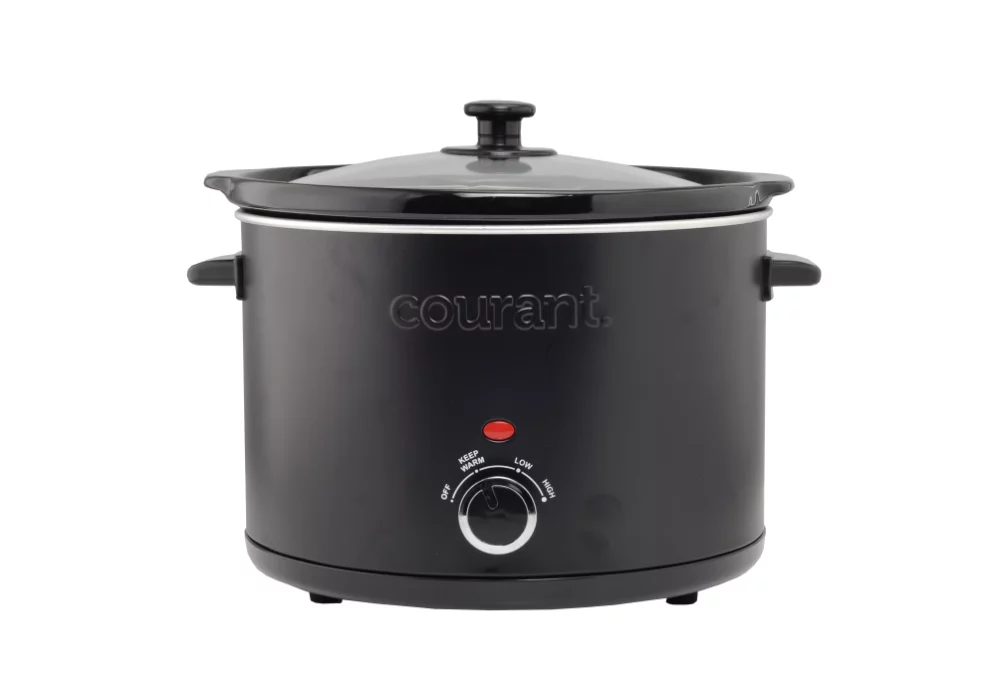 Courant CSC-5024K 5qt Round Slow Cooker Matt Black
