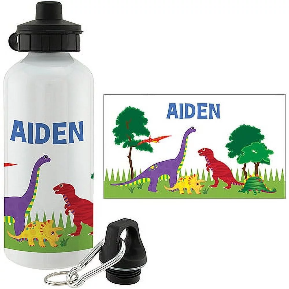 Personalized Dino Water Bottle