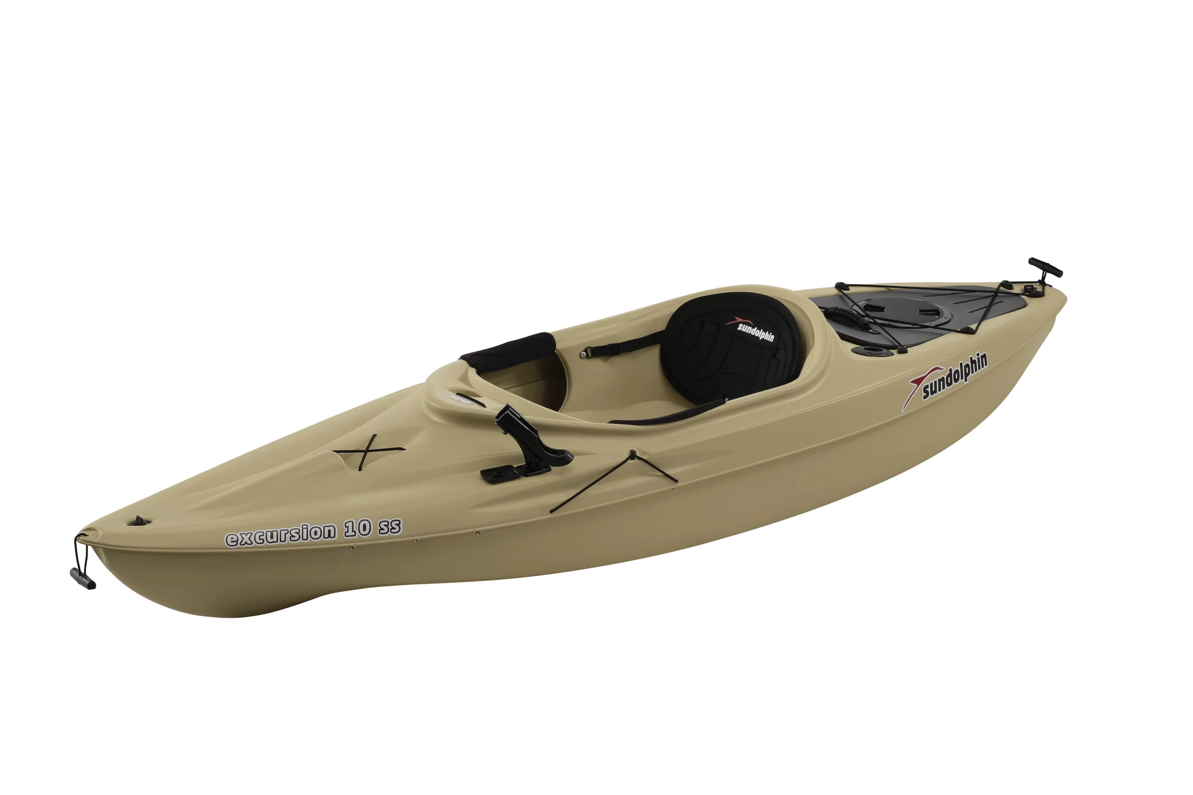 Sun Dolphin Excursion 10 Ss Sit-in Angler Kayak Sand, Paddle Included