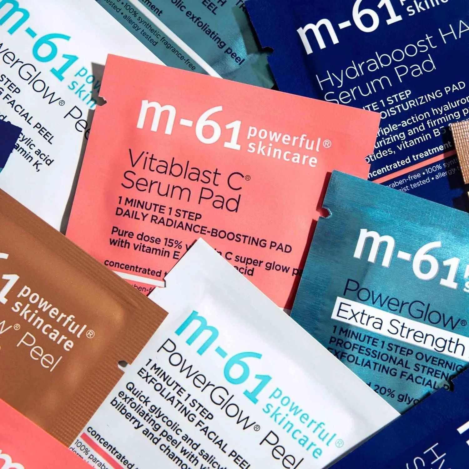 M-61 Swipe, Go and Glow! - Everyday essentials skincare set that creates glowing, radiant skin! - gluten free, vegan, cruelty free, paraben free, phthalates free