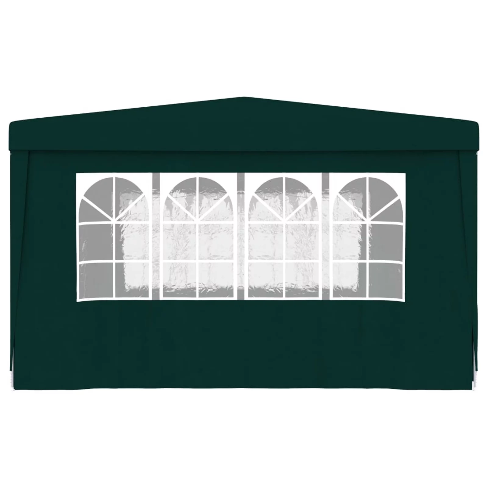 Carevas Professional Party Tent with Side Walls 13.1'x13.1' Green 0.3 ozft²