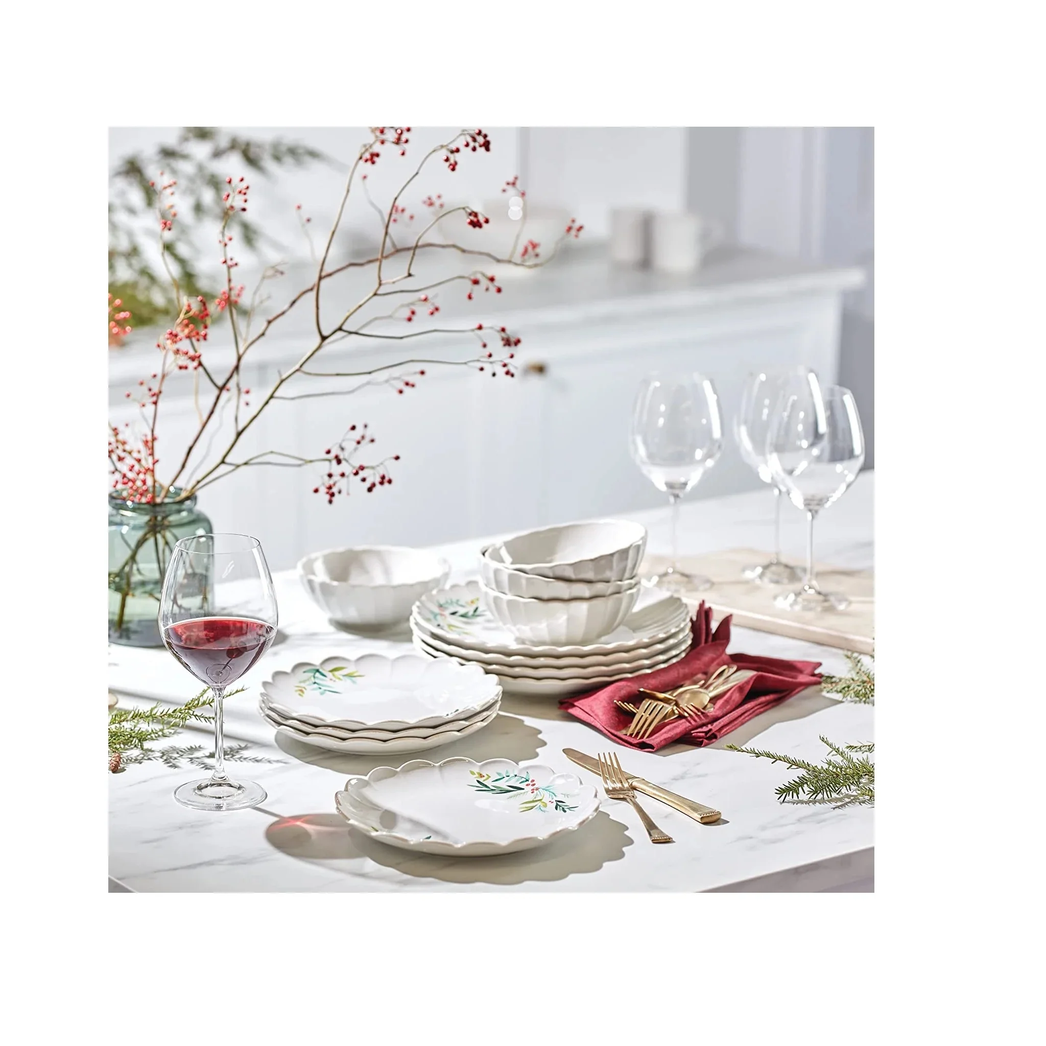 Lenox French Perle Berry All-Purpose Bowl, Set of 4