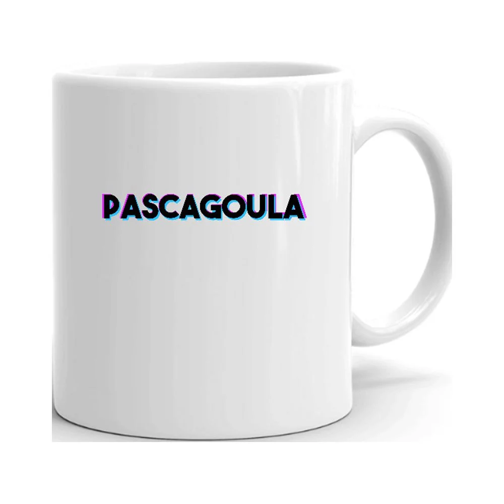 Tri Color Pascagoula Ceramic Dishwasher And Microwave Safe Mug By Undefined Gifts
