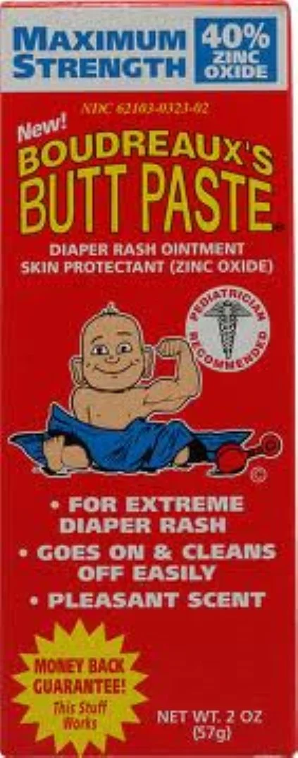 Boudreaux's Maximum Strength Butt Paste diaper rash ointment 2 oz (Pack of 3)