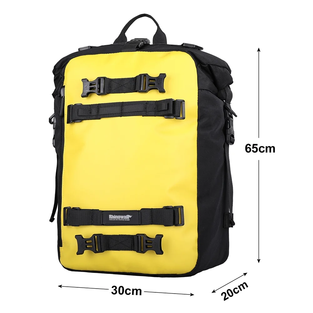Rhinowalk Large Capacity Motorcycle Bag, Waterproof Luggage Pack for Off-Road Adventures, Multi-Function Motorbike Saddle Rack Trunk Luggage Bags
