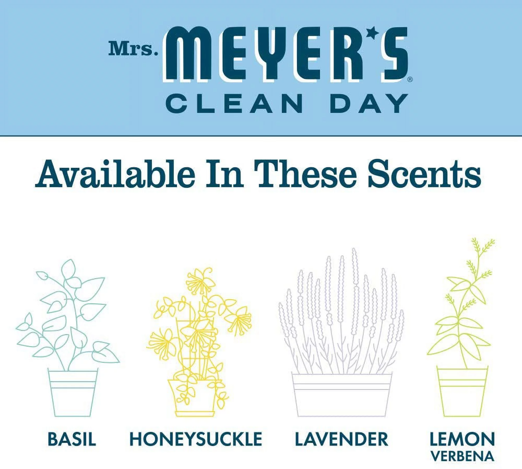 Mrs. Meyer’s Clean Day Body Wash, Rain Water Scent, 16 Ounce Bottle (Pack of 3)