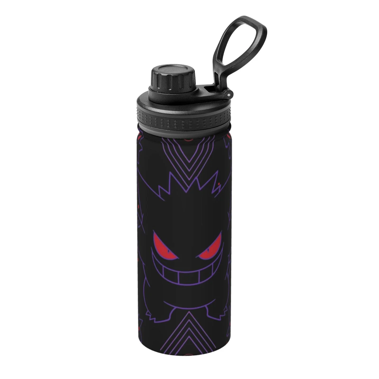 Game Gengar Sports Insulated Water Bottles Kettle Stainless Steel Portable Cup18OZ For Travel Gym School