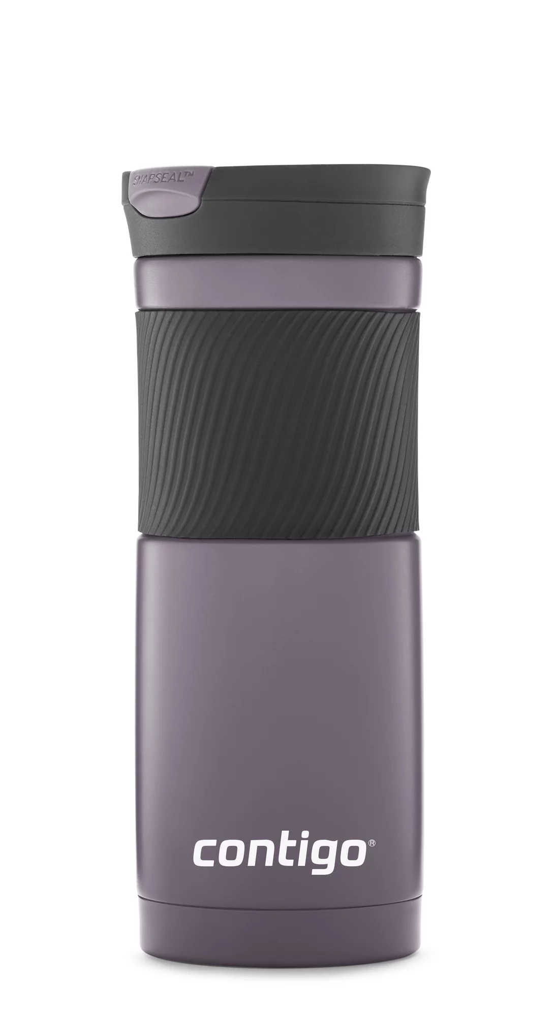 Contigo Byron Snapseal 20 oz Vacuum-Insulated Stainless Steel Travel Mug, Dark Plum