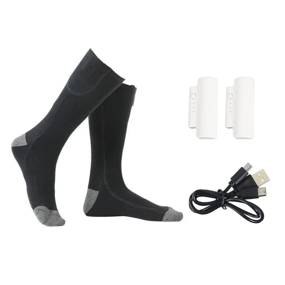 kydely High-Grade Heating Winter Warm Rechargeable Battery Electric Heated Socks Hunting Socks