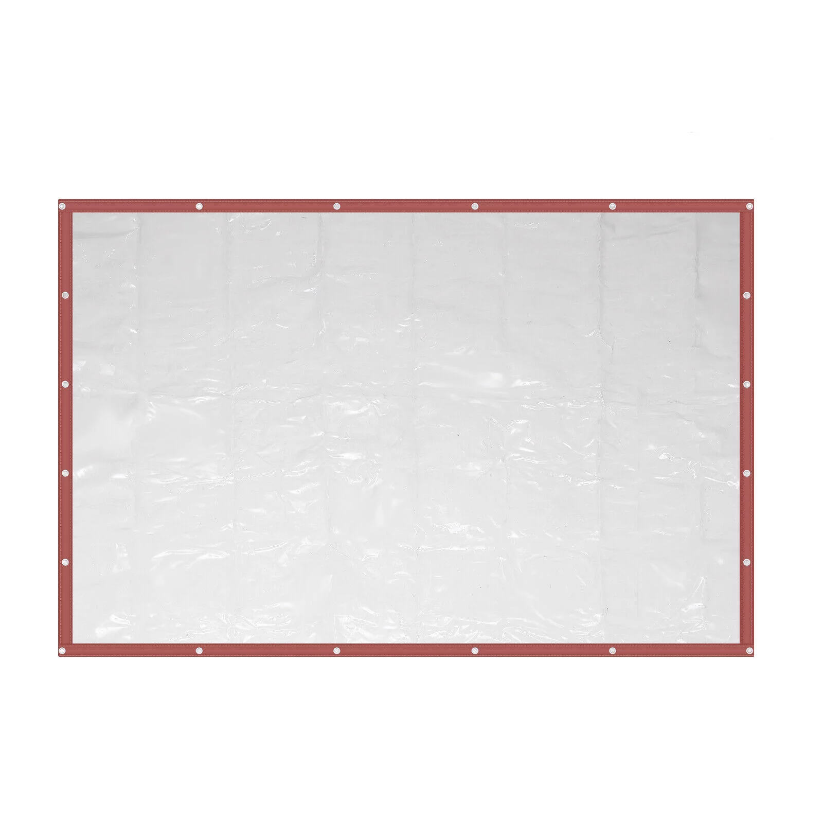 Water/Sun-proof Commercial Brown PVC Clear Awning Canopy Patio Roll Up Enclosure