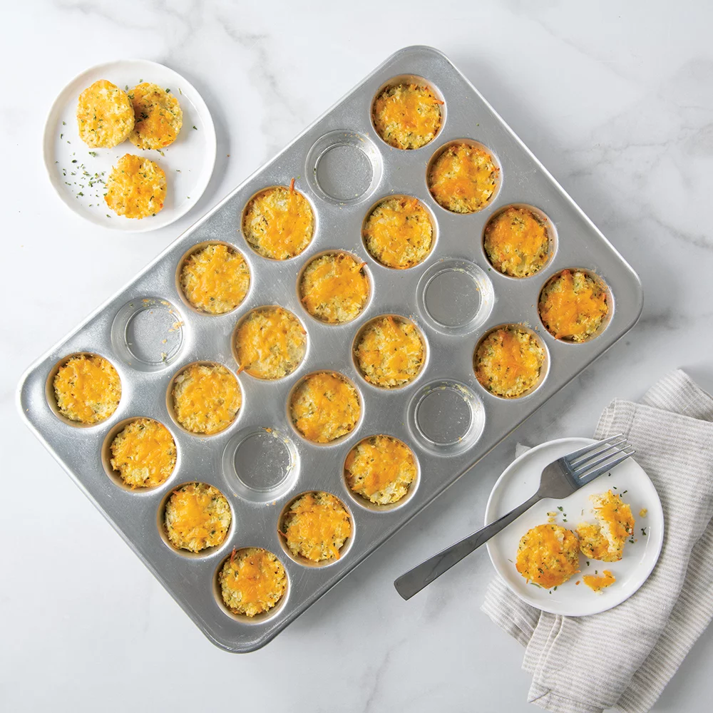 Nordicware Naturals 24 Cavity Aluminum Petite Muffin Pan