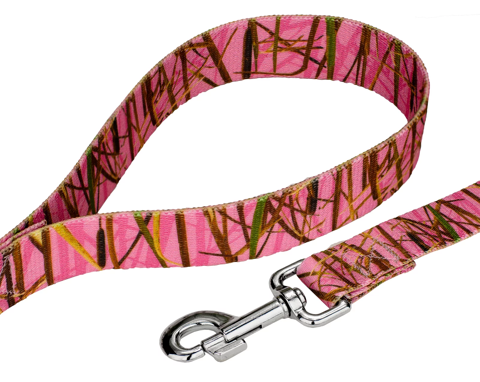 Country Brook Design® Pink Waterfowl Camo Dog Leash
