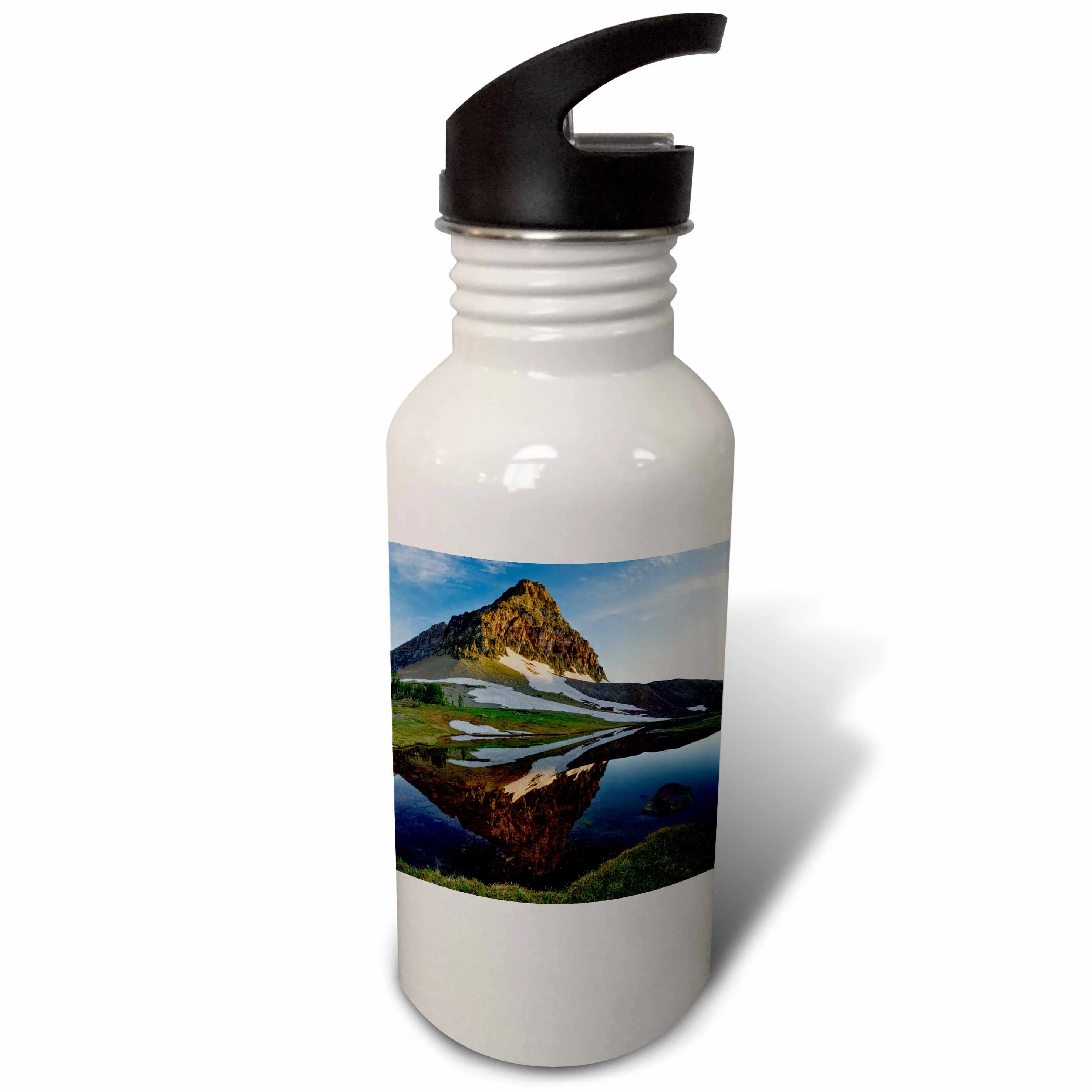 Logan Pass, Glacier National Park, Montana - US27 AJE0064 - Adam Jones 21 oz Sports Water Bottle wb-91567-1