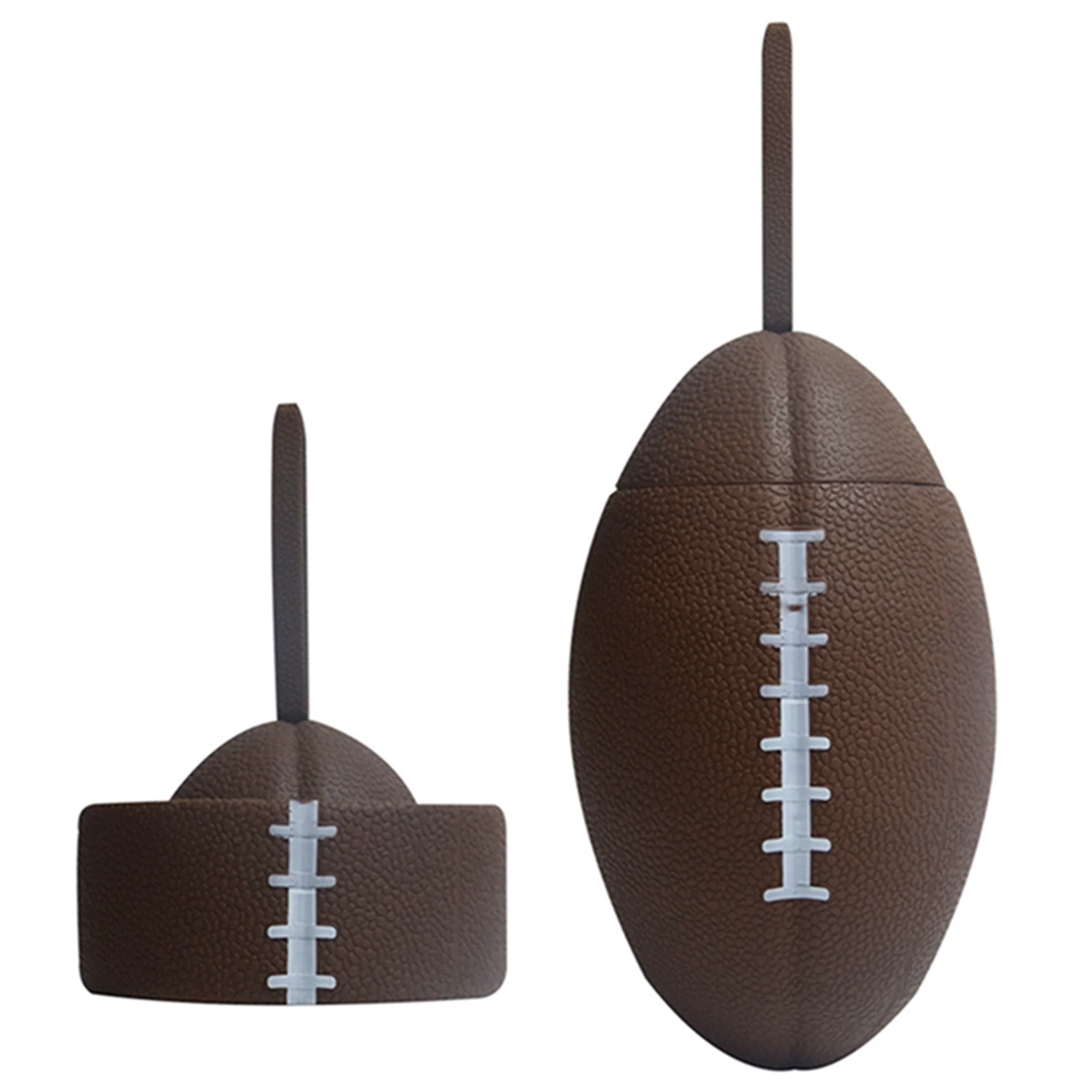 750ML Water Bottle Rugby Ball Shape Travel Sports Silicone Foldable Water Bottles for Gym Camping Hiking