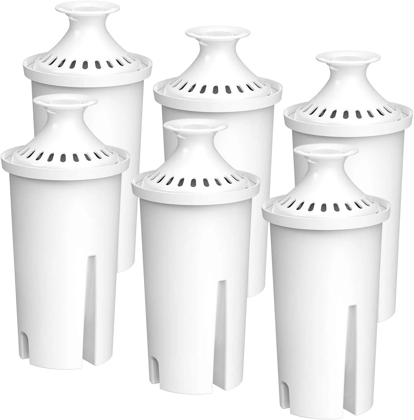 FilterLogic Pitcher Water Filter Replacement for Brita® Classic 35557, OB03, Mavea® 107007, Replacement for Pitchers Grand, Lake, Capri, Wave and More NSF Certified (6 Pack)