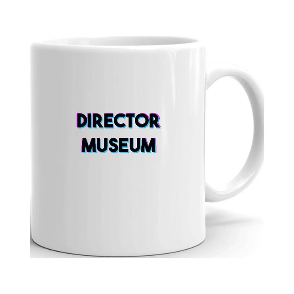 Tri Color Director Museum Ceramic Dishwasher And Microwave Safe Mug By Undefined Gifts