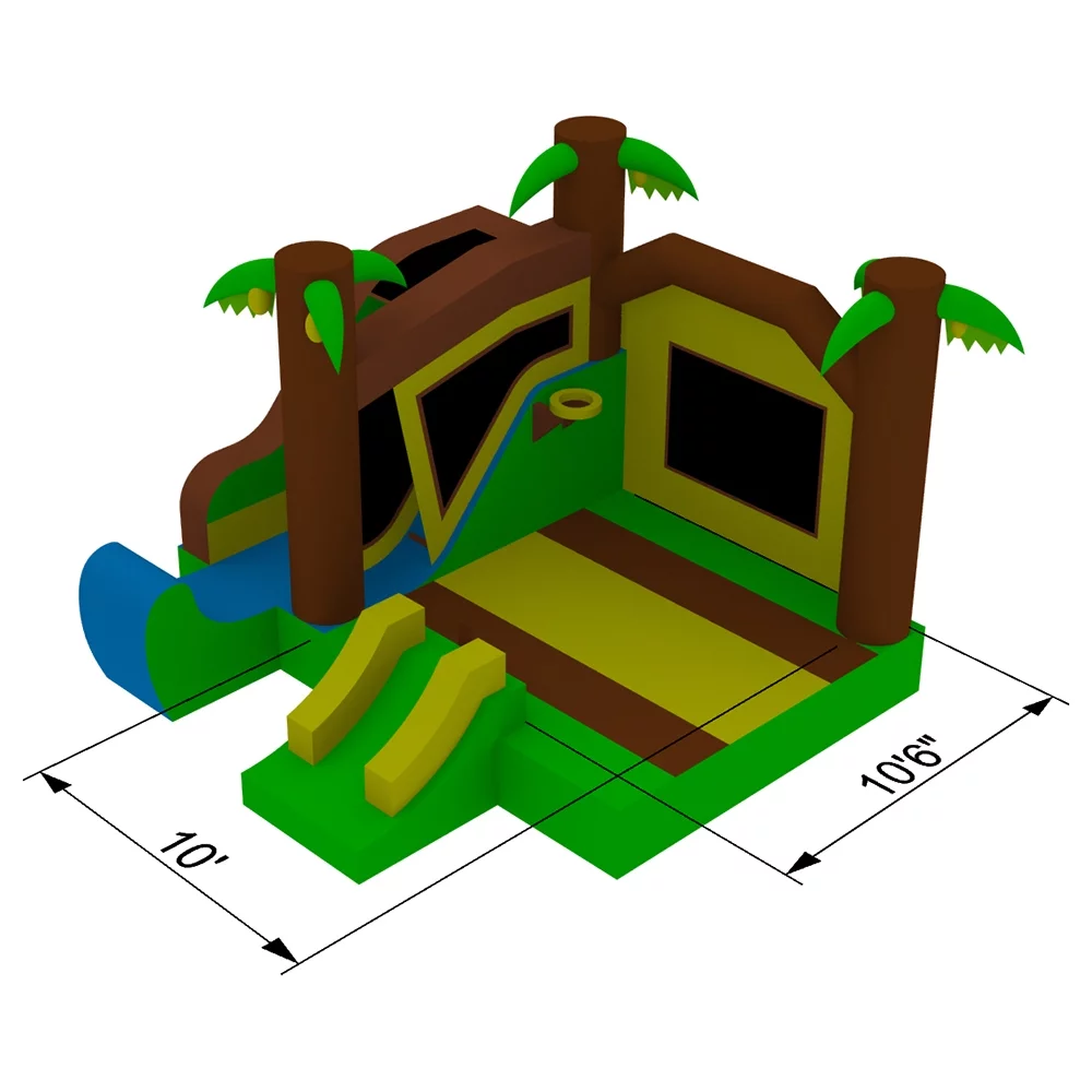 Cloud 9 Commercial Grade Bounce House 100% PVC Jungle Slide Inflatable Only
