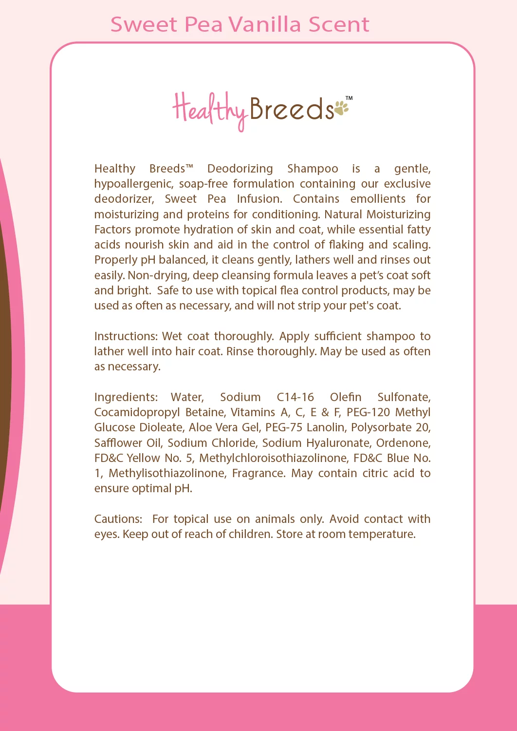 Healthy Breeds Poodle Deodorizing Shampoo 16 oz